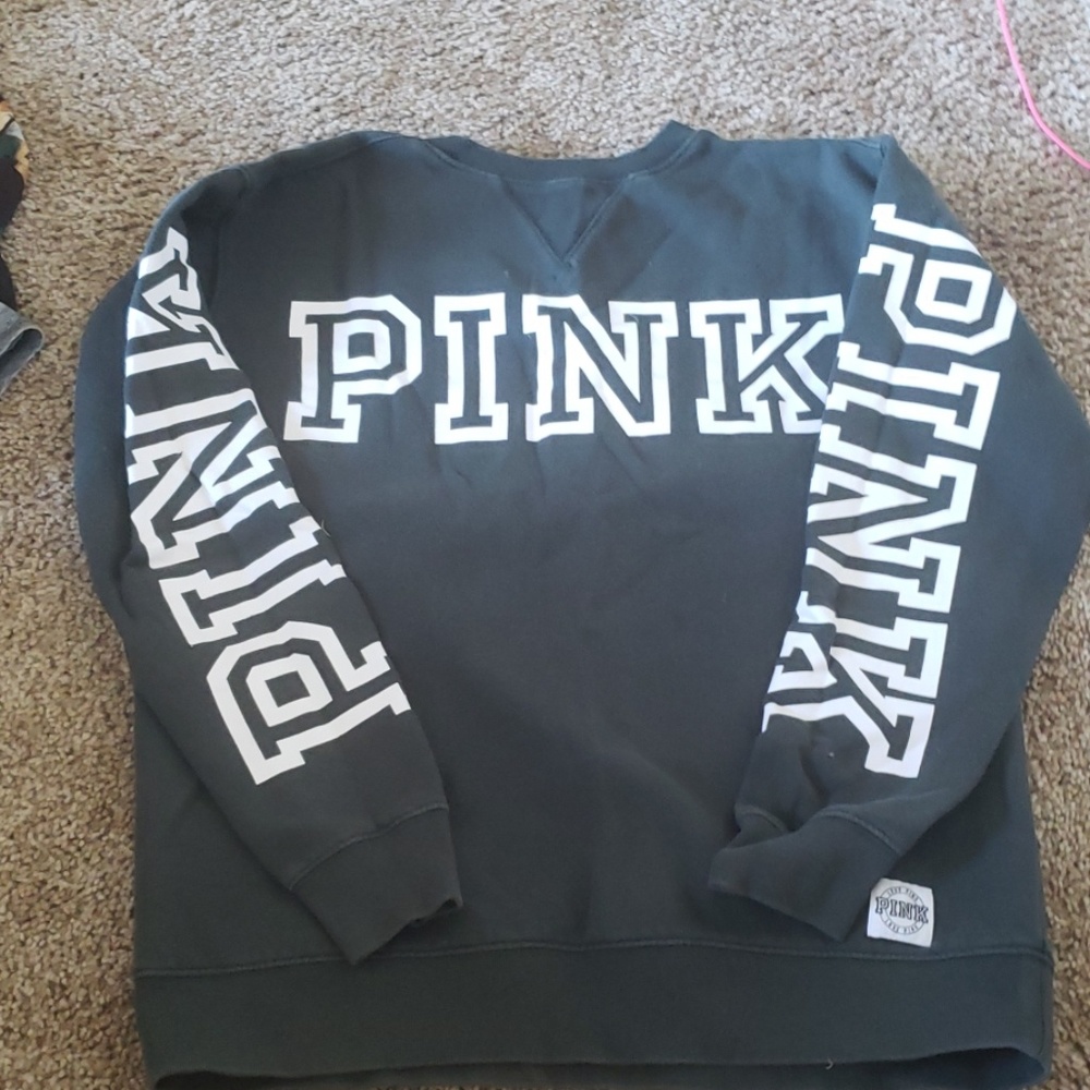 Pink crew neck